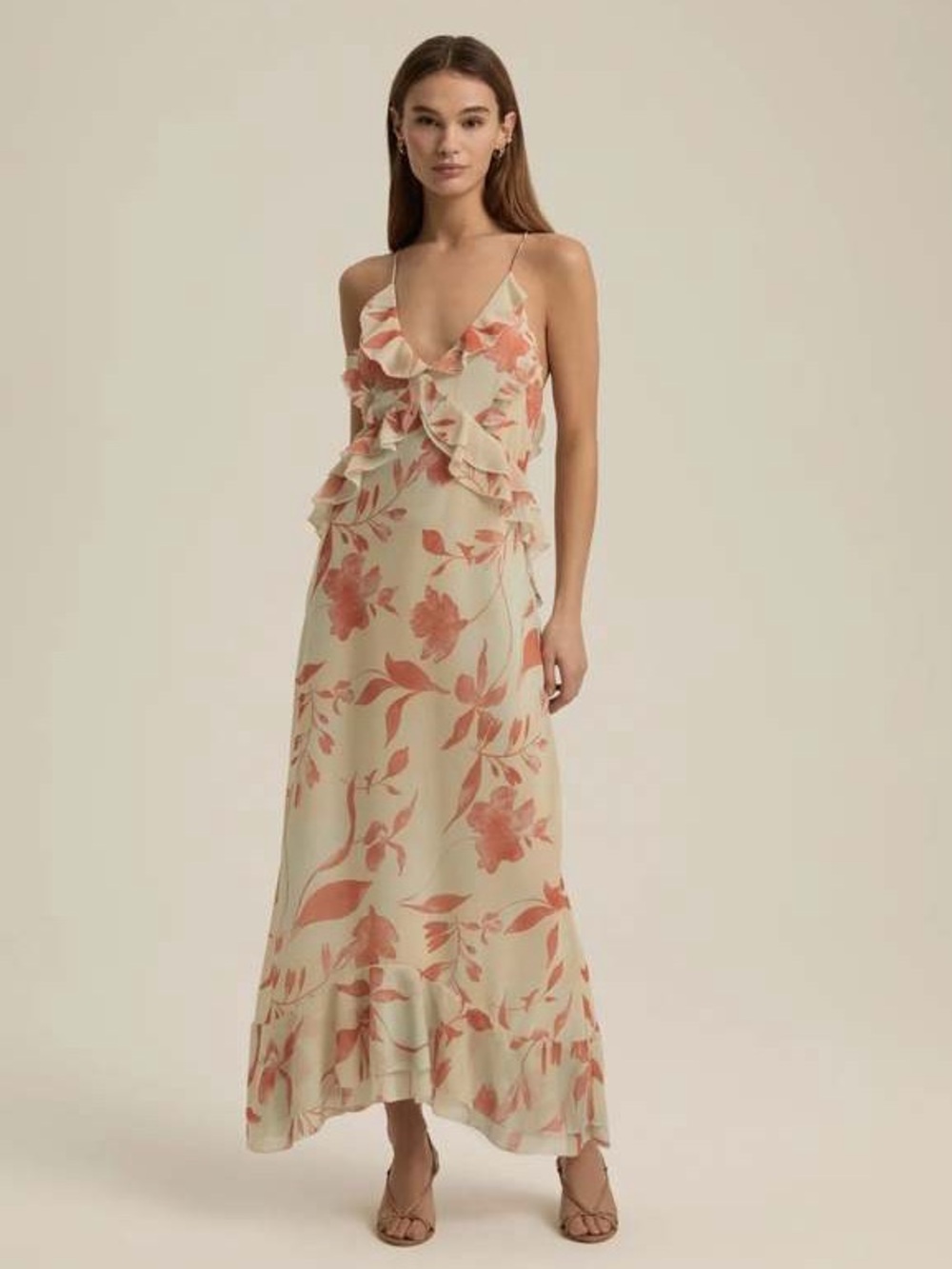 NEW FAVORITE DAUGHTER who me dress in beige Size S